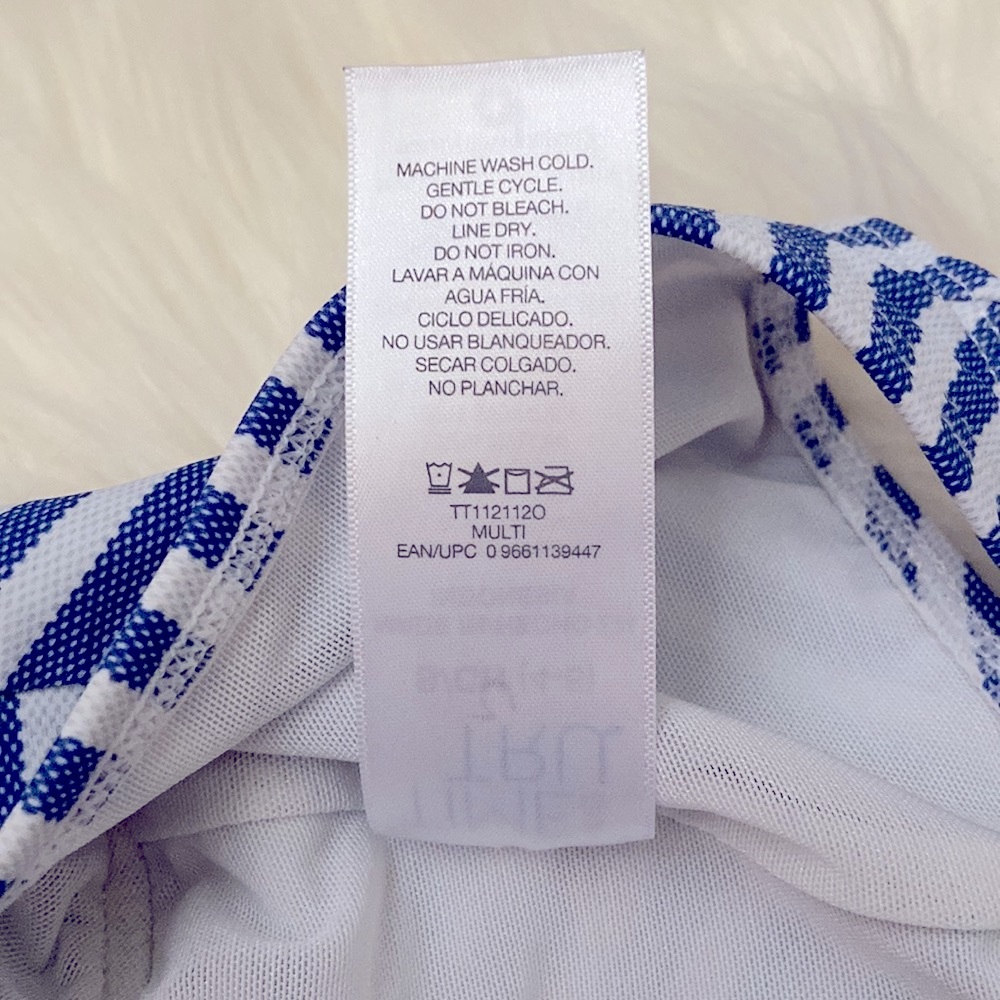 Blue stripe One piece - Picture 7 of 7